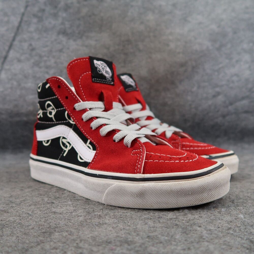Vans Shoes Womens 5.5 Sneakers Sk8 Hi Skateboarding Suede Canvas Lace Up Casual